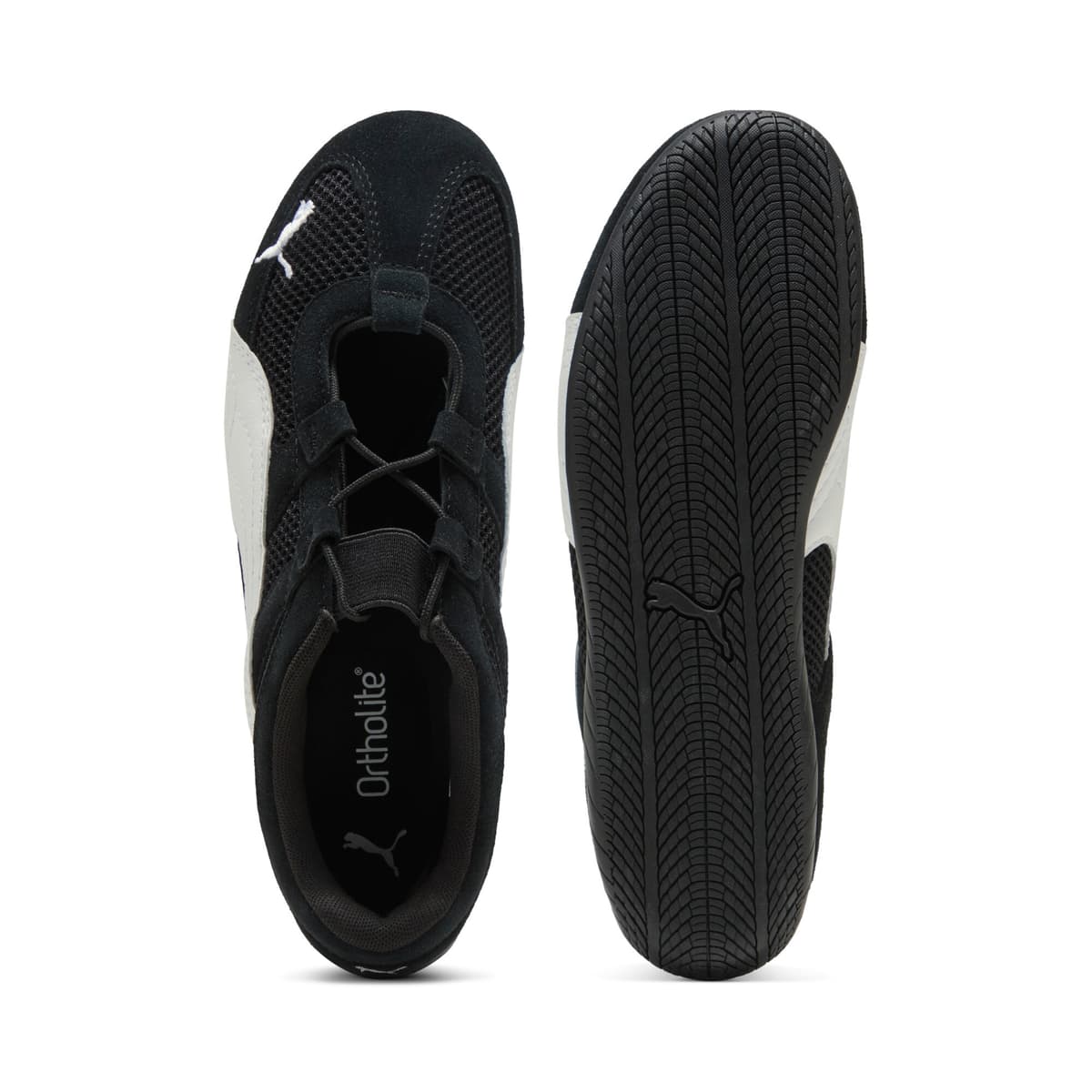 PUMA Speedcat Go schoenen voor Dames, Zwart/Wit, Maat 36 thumbnail 4