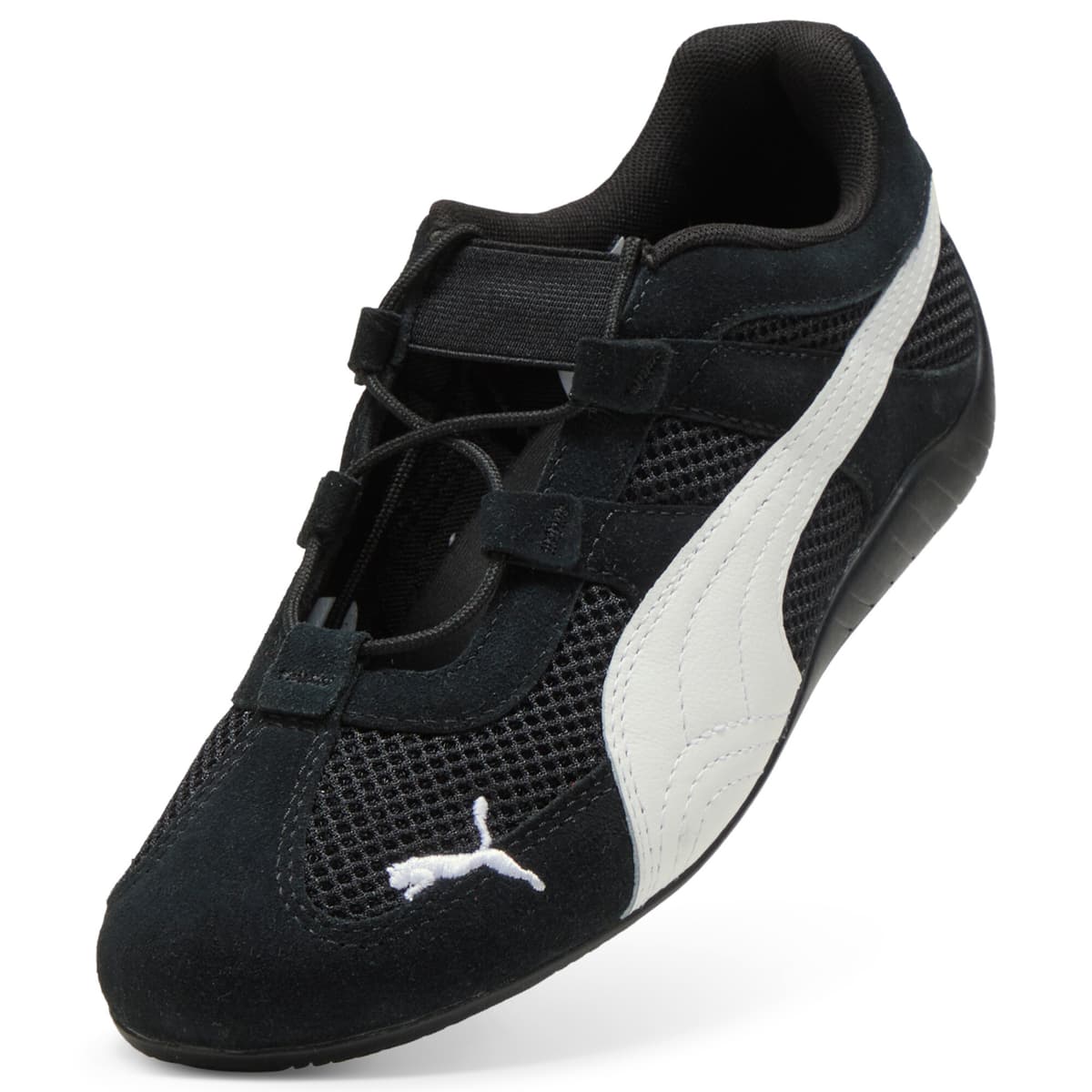 PUMA Speedcat Go schoenen voor Dames, Zwart/Wit, Maat 36 thumbnail 2