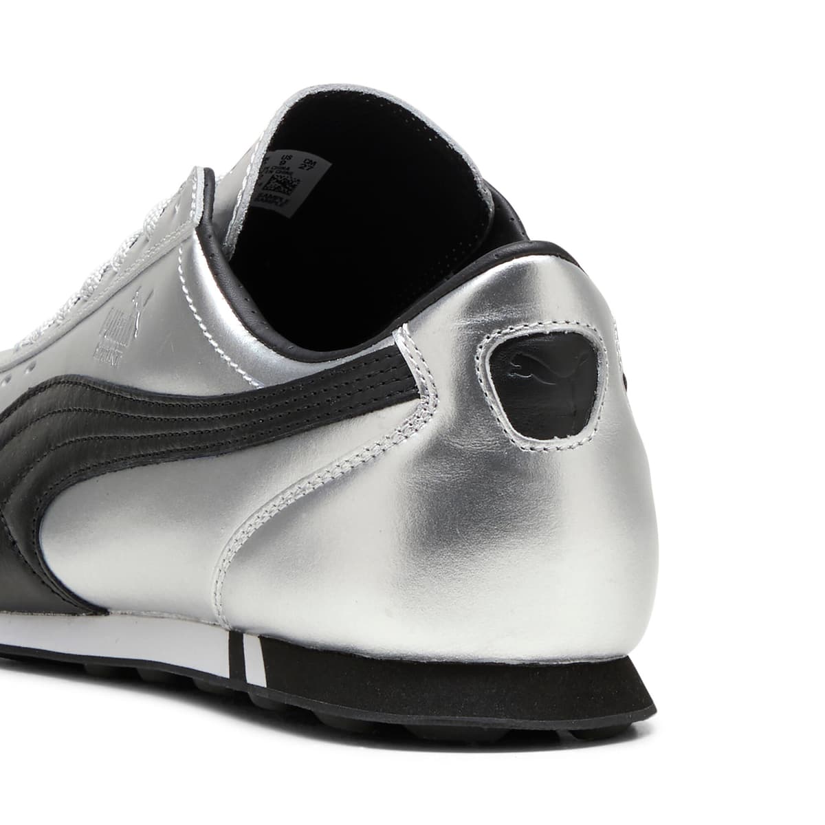 PUMA Sprint Metallic uniseks sneakers, Zwart/Zilver, Maat 44,5 thumbnail 5