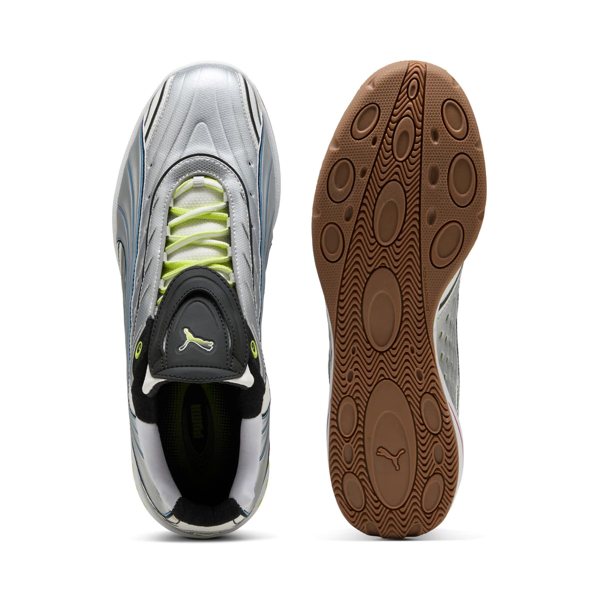 PUMA V-S2 Tekno sneakers, Wit/Zilver, Maat 48 thumbnail 5