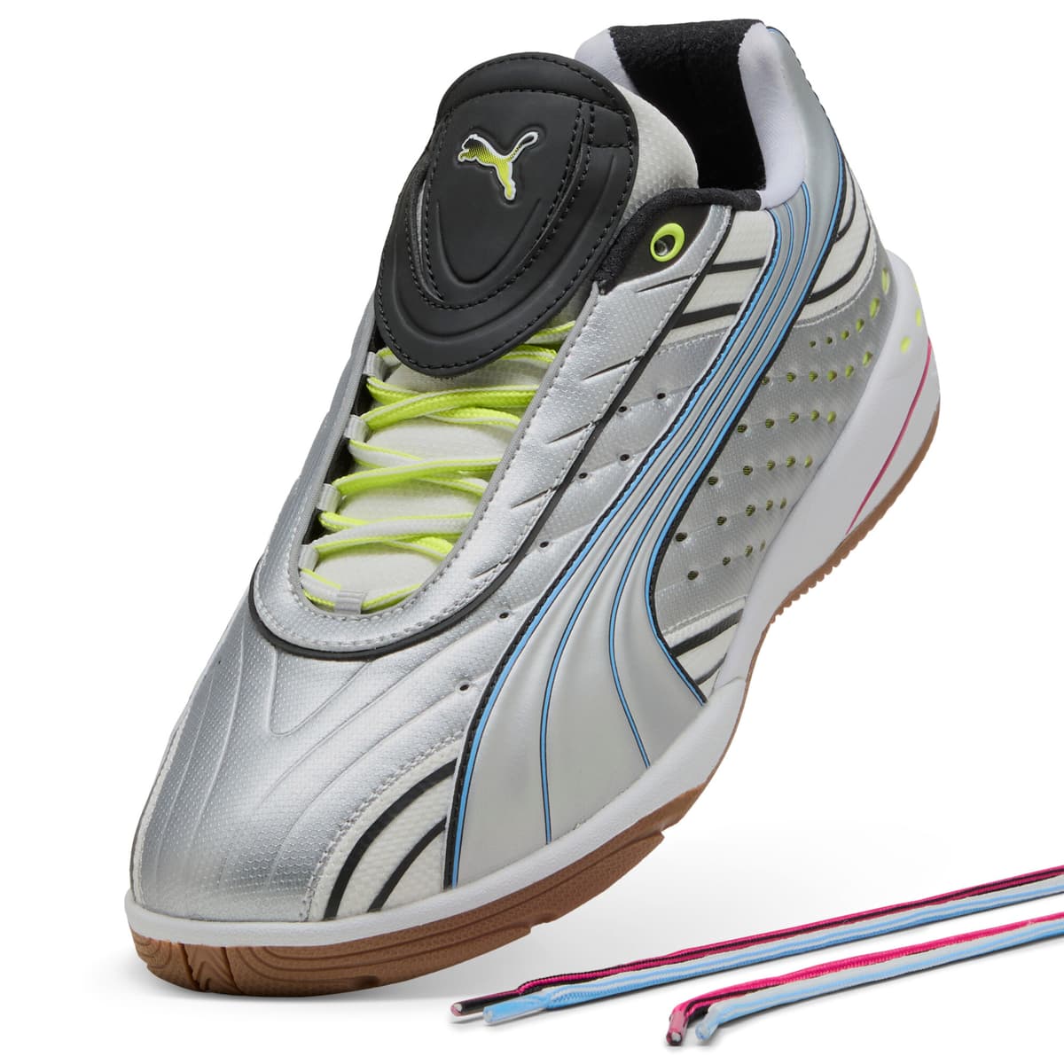 PUMA V-S2 Tekno sneakers, Wit/Zilver, Maat 48 thumbnail 3