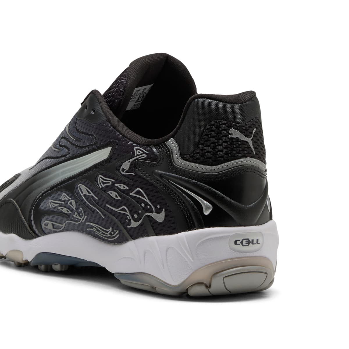 PUMA x RIPNDIP Inhale uniseks sneakers, Zwart/Zilver, Maat 46 thumbnail 6