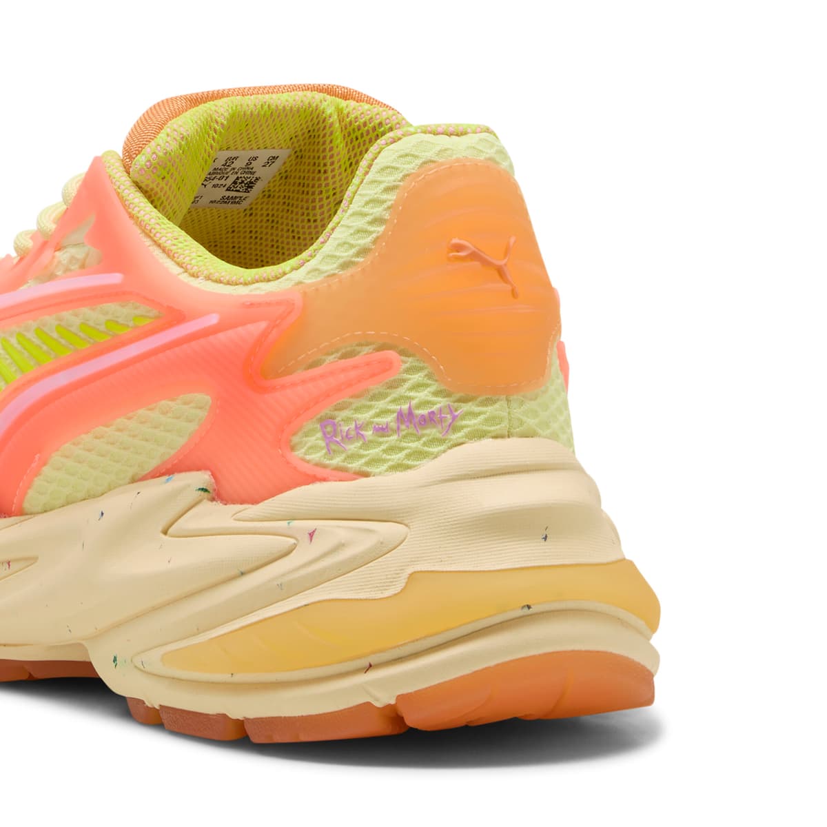 PUMA x RICK AND MORTY RS Surge sneakers Uniseks, Goud, Maat 43 thumbnail 6