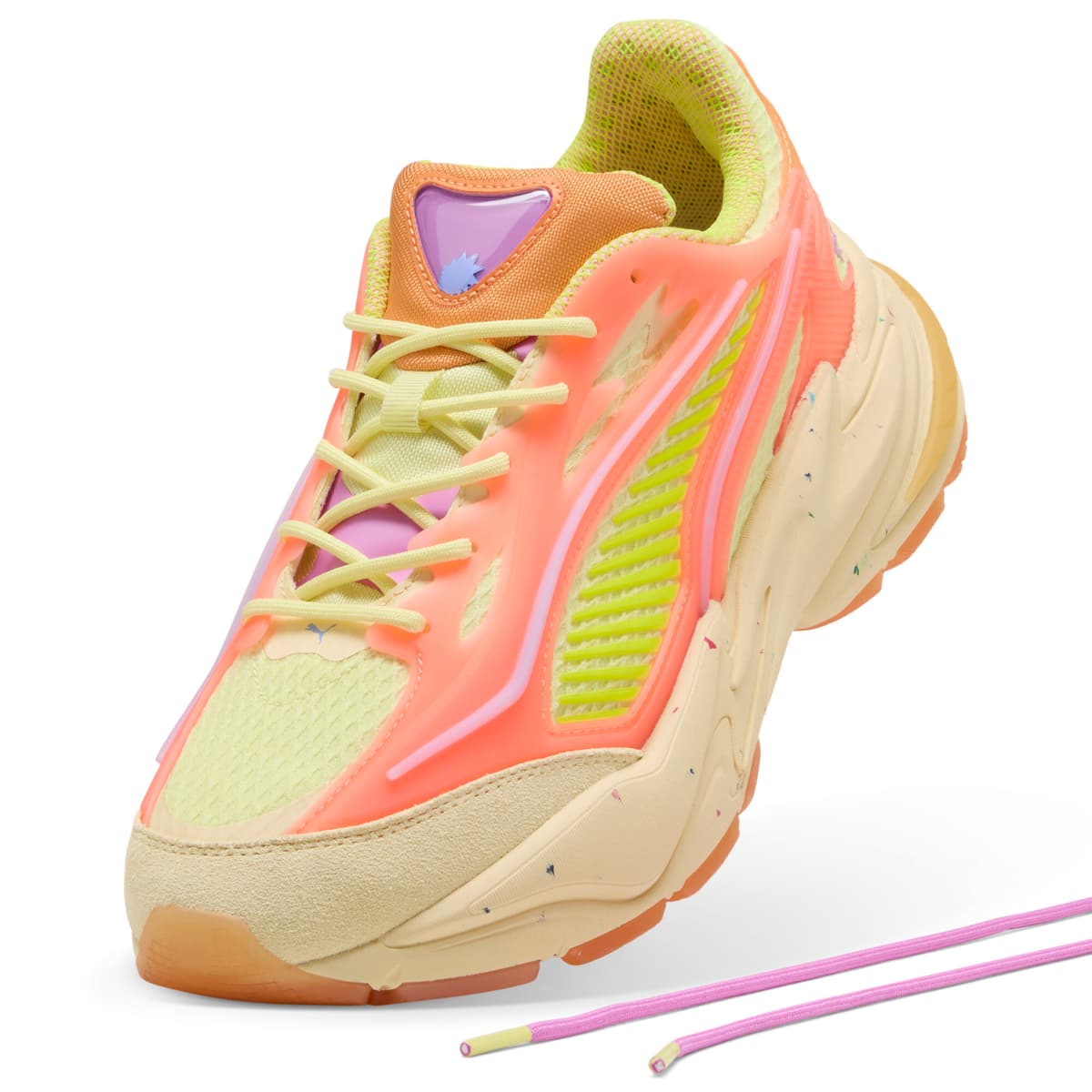 PUMA x RICK AND MORTY RS Surge sneakers Uniseks, Goud, Maat 43 thumbnail 3