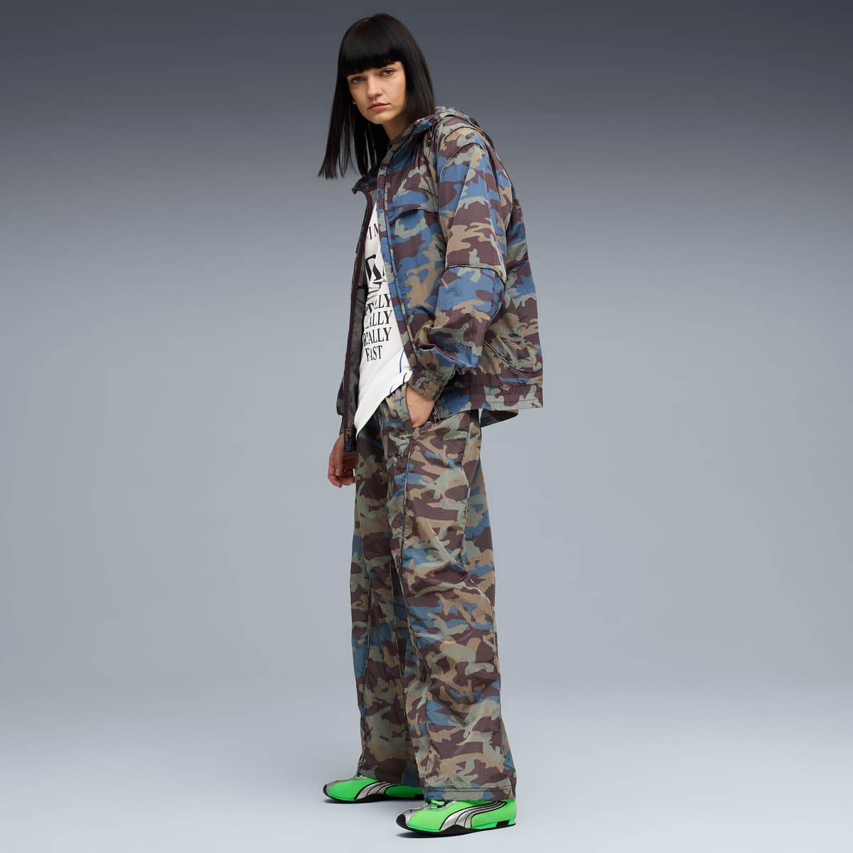 PUMA H-Street OG uniseks sneakers, Groen/Zilver, Maat 42 thumbnail 9