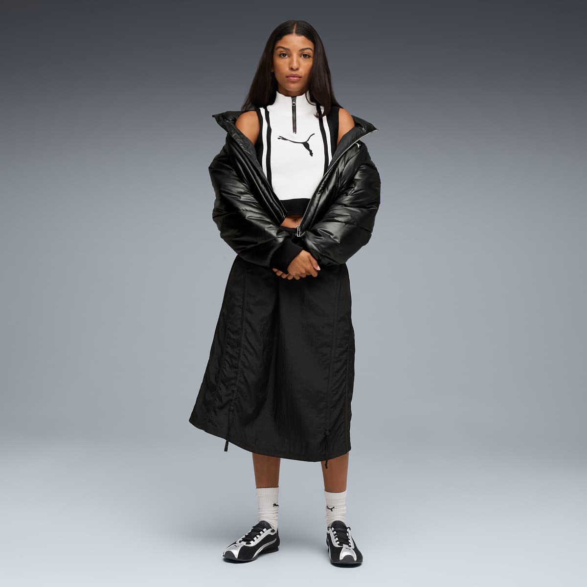 PUMA H-Street OG uniseks sneakers, Zwart/Zilver, Maat 42 thumbnail 9