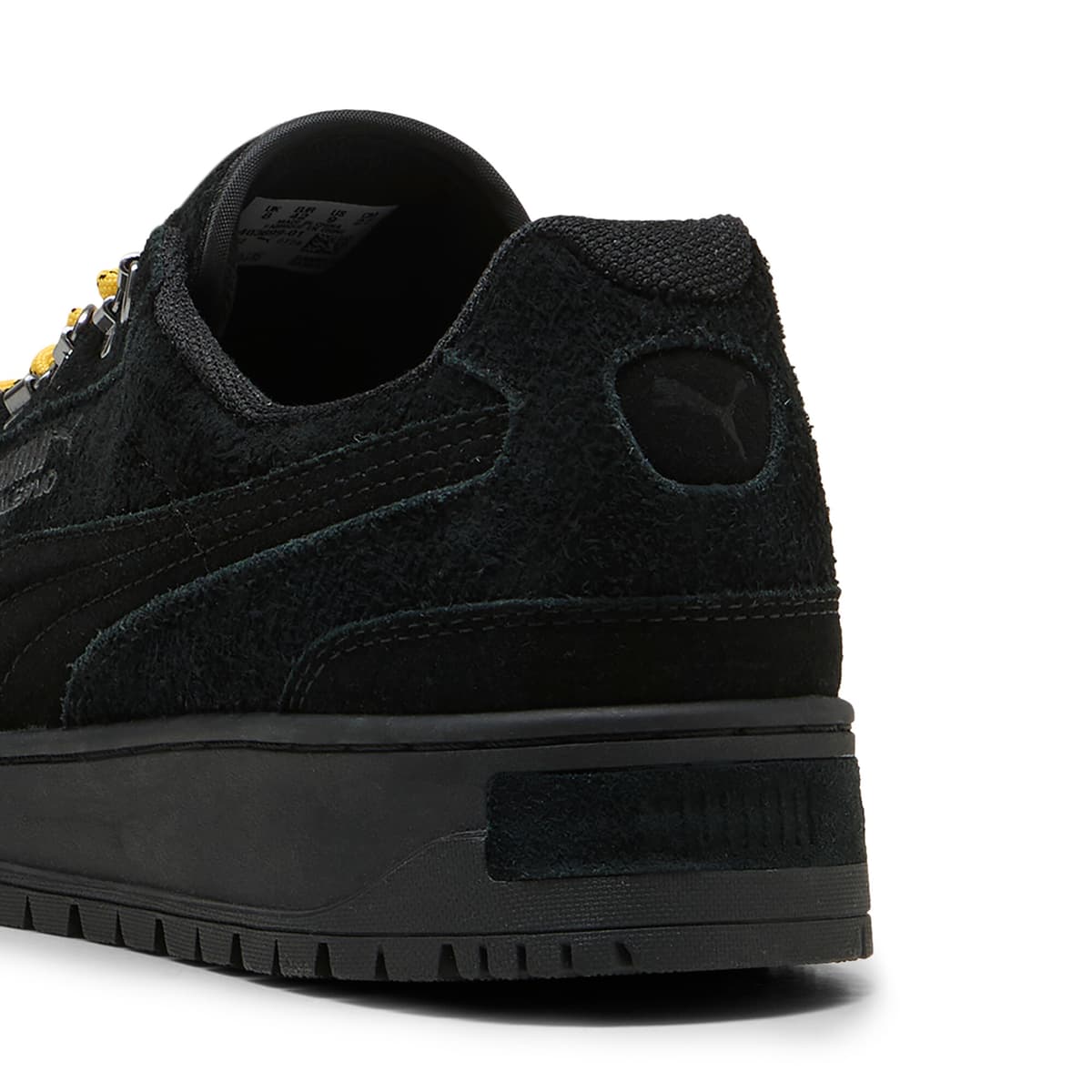 PUMA Palermo Alpino Fuzzy sneakers, Zwart/Geel, Maat 46 thumbnail 5