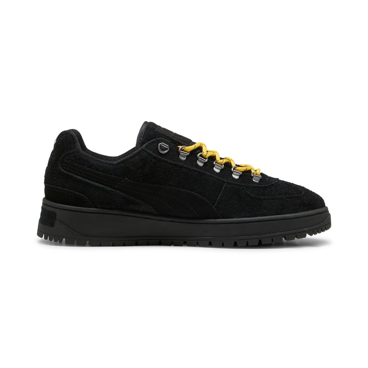 PUMA Palermo Alpino Fuzzy sneakers, Zwart/Geel, Maat 46 thumbnail 3