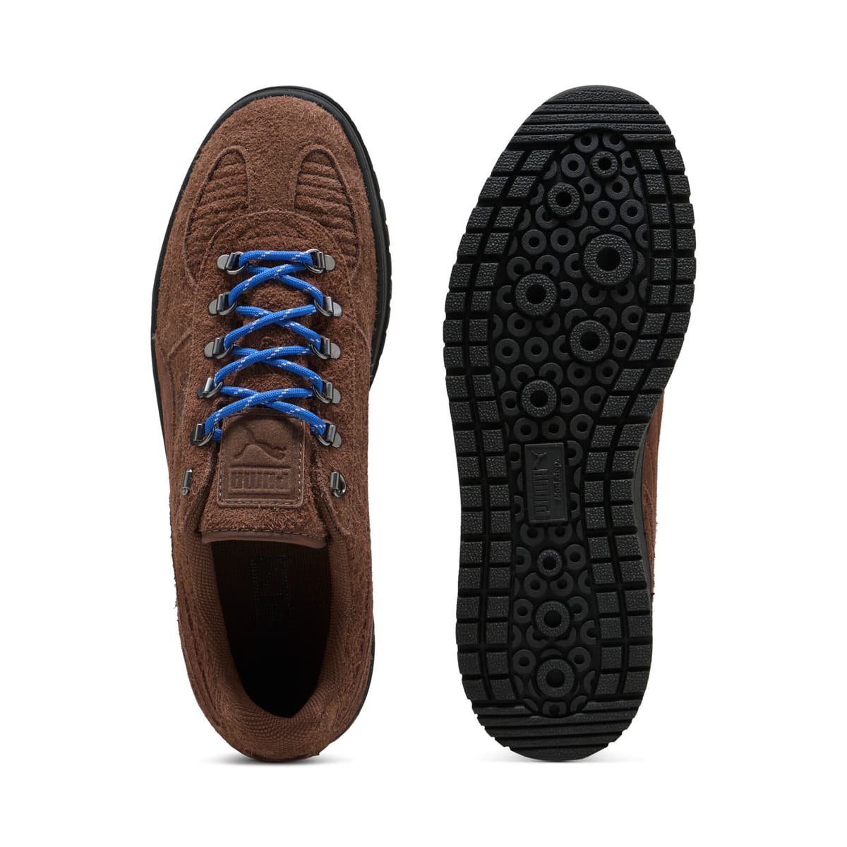 PUMA Palermo Alpino Fuzzy sneakers, Blauw/Bruin, Maat 44 thumbnail 4