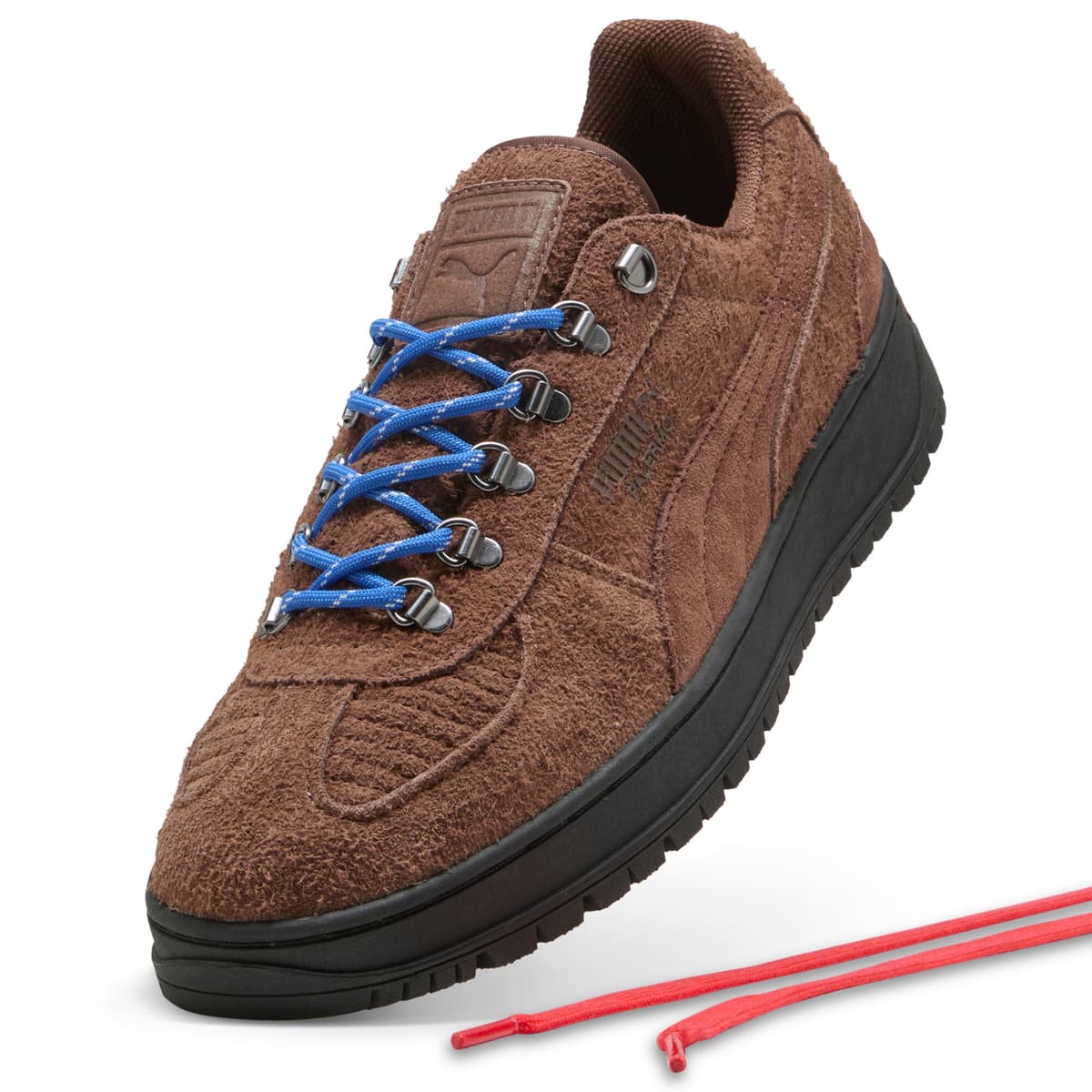 PUMA Palermo Alpino Fuzzy sneakers, Blauw/Bruin, Maat 44 thumbnail 2