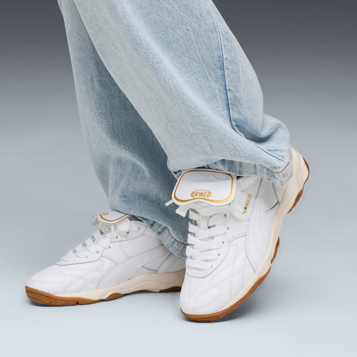 PUMA King Indoor sneakers, Wit, Maat 38 thumbnail 8