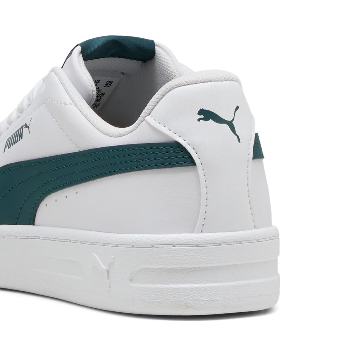 PUMA Court Classic Clean sneakers, Groen/Wit, Maat 37,5 thumbnail 5