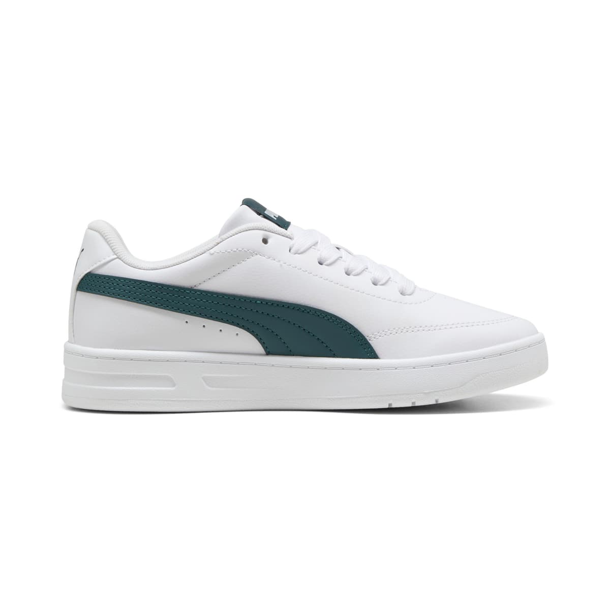 PUMA Court Classic Clean sneakers, Groen/Wit, Maat 37,5 thumbnail 3