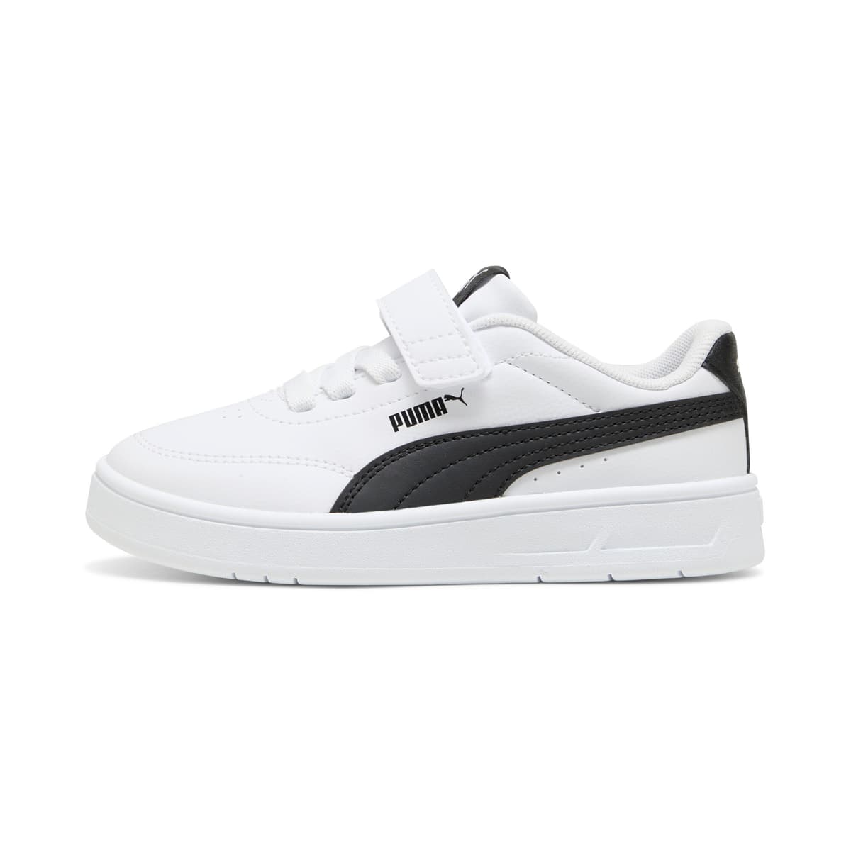 PUMA Court Classic Clean sneakers, Zwart/Wit, Maat 27,5