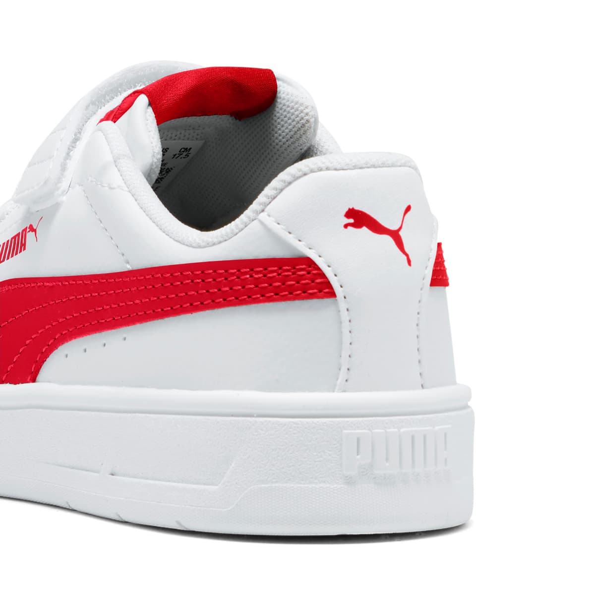 PUMA Court Classic Clean sneakers, Rood/Wit, Maat 32,5 thumbnail 5