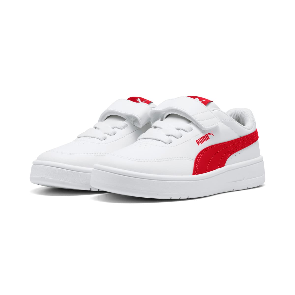PUMA Court Classic Clean sneakers, Rood/Wit, Maat 32,5 thumbnail 6