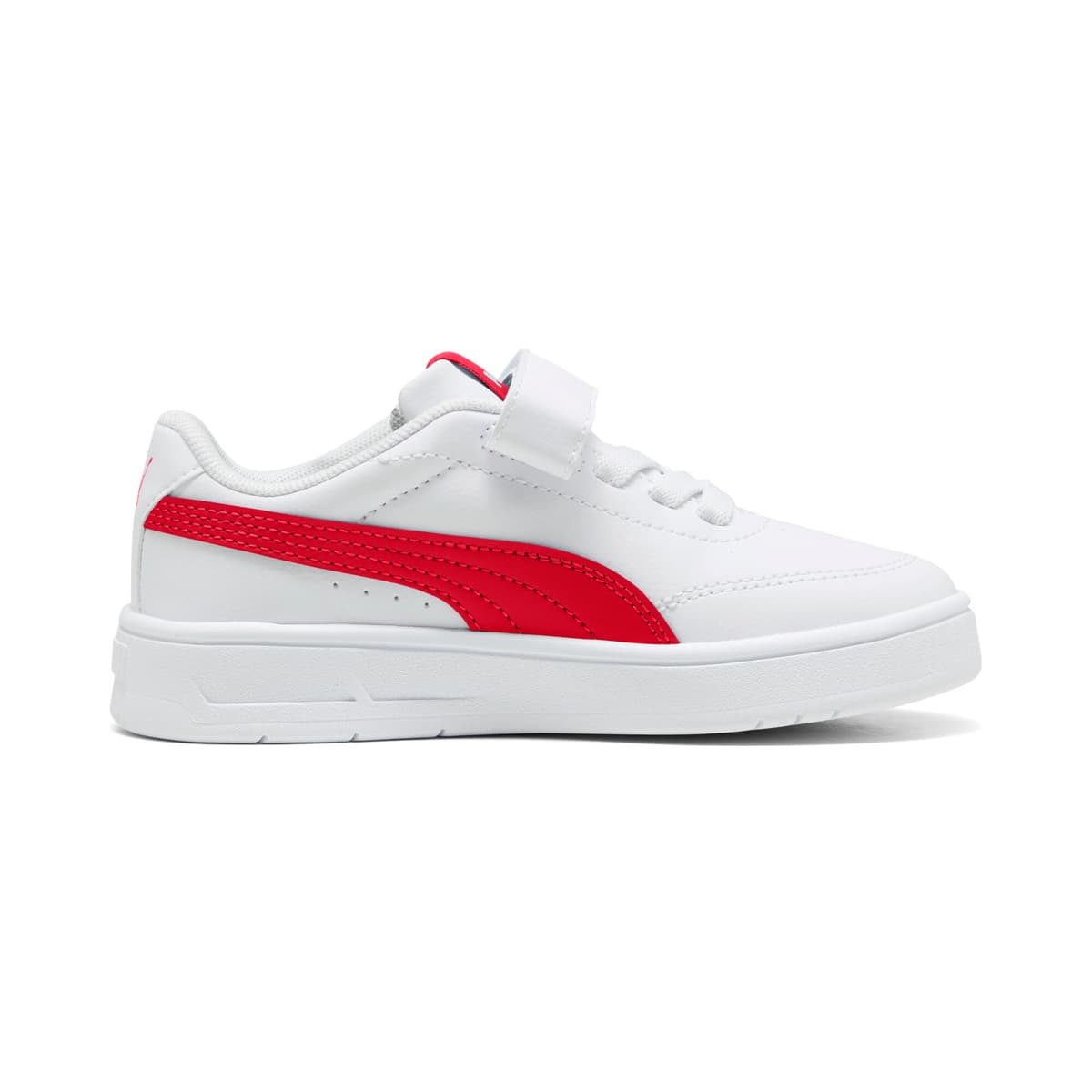 PUMA Court Classic Clean sneakers, Rood/Wit, Maat 32,5 thumbnail 3