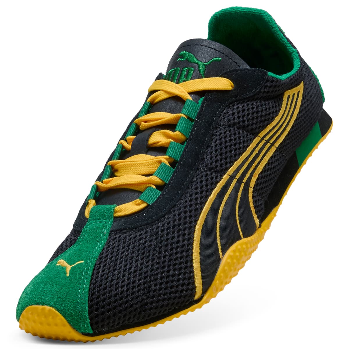 PUMA H-Street uniseks sneakers, Zwart/Geel, Maat 38,5 thumbnail 2