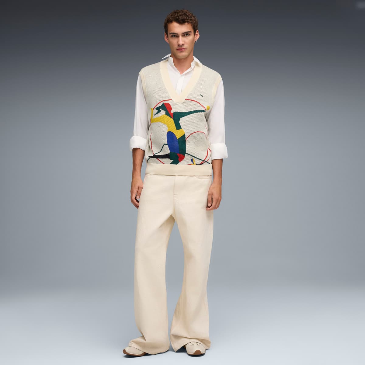 PUMA H-Street Premium uniseks sneakers, Wit, Maat 38,5 thumbnail 7