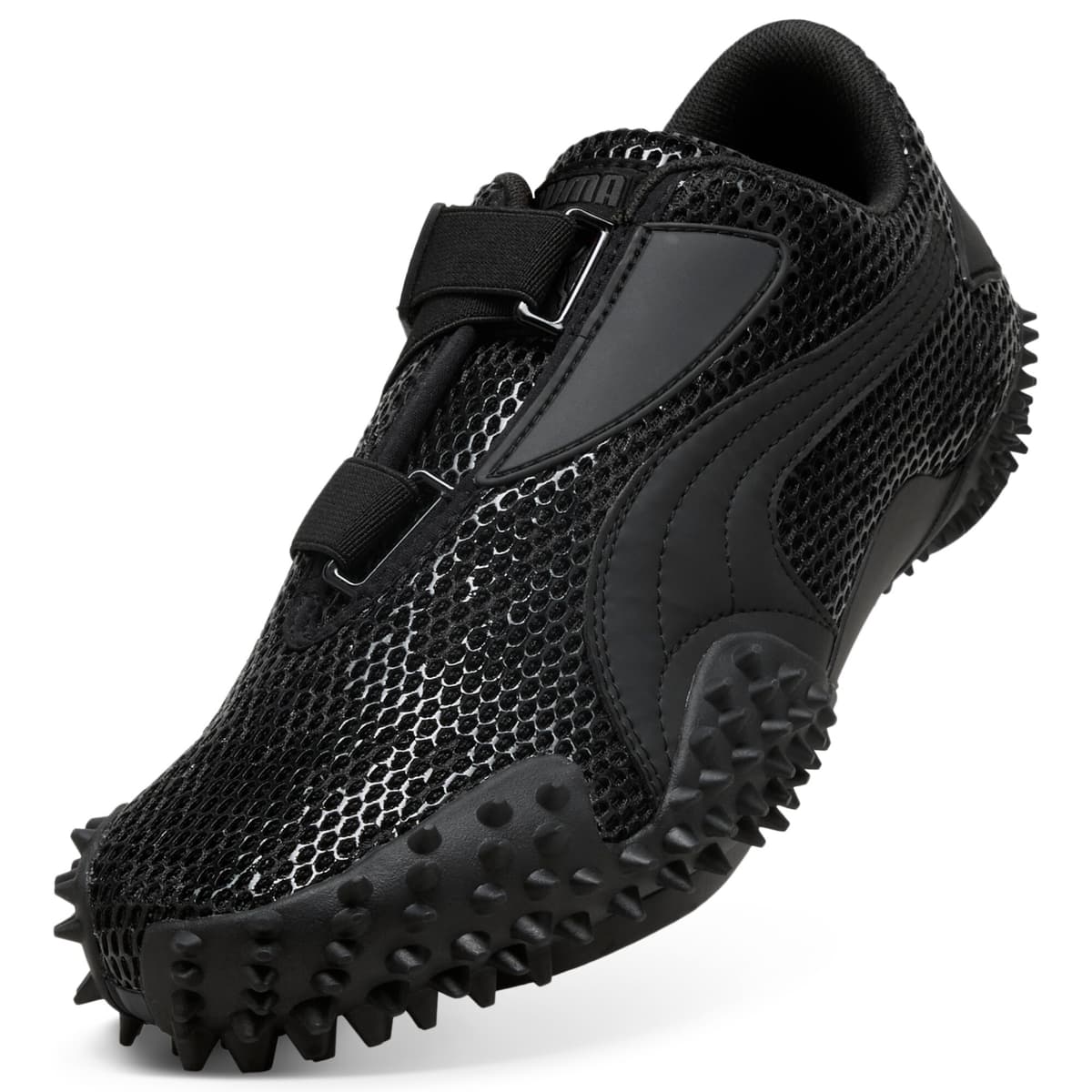 PUMA Mostro sneakers uniseks, Zwart/Rood, Maat 35,5 thumbnail 3