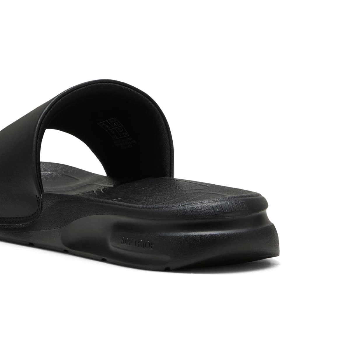 PUMA Softride Teamcat BVB badslippers uniseks, Zwart/Geel/Goud, Maat 40,5 thumbnail 5