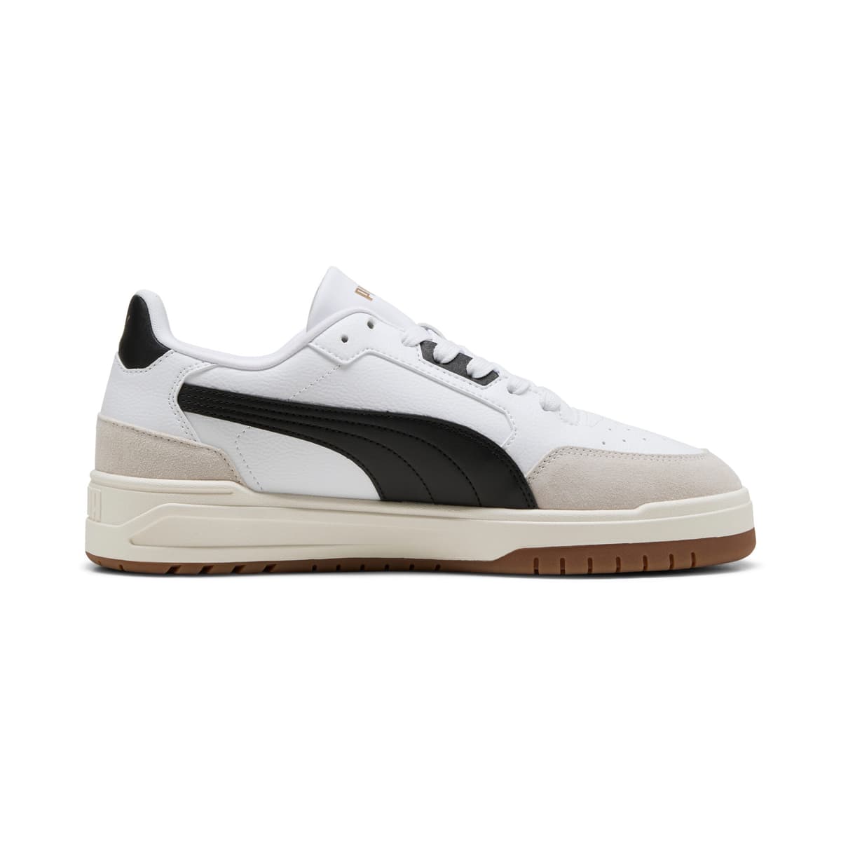 PUMA Shuffle Downtown uniseks sneakers, Zwart/Grijs/Wit, Maat 45 thumbnail 3