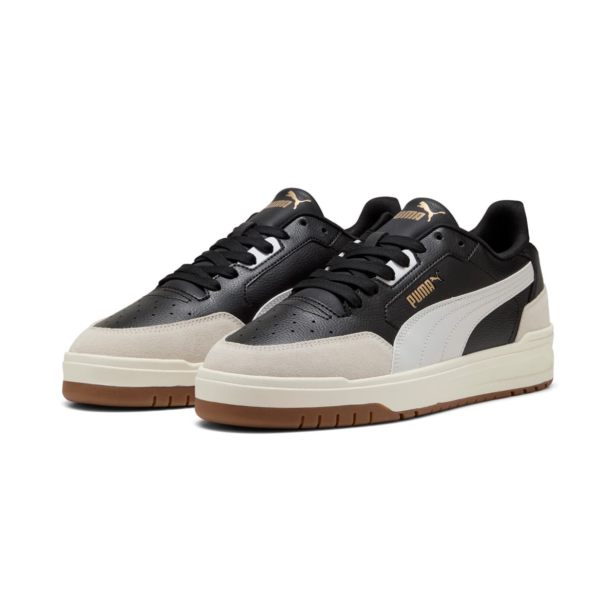 PUMA Shuffle Downtown uniseks sneakers, Zwart/Grijs/Wit, Maat 37,5 thumbnail 6
