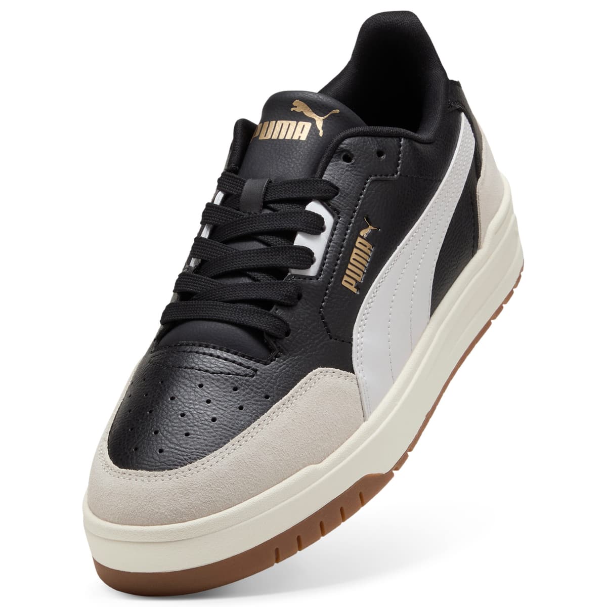 PUMA Shuffle Downtown uniseks sneakers, Zwart/Grijs/Wit, Maat 37,5 thumbnail 2