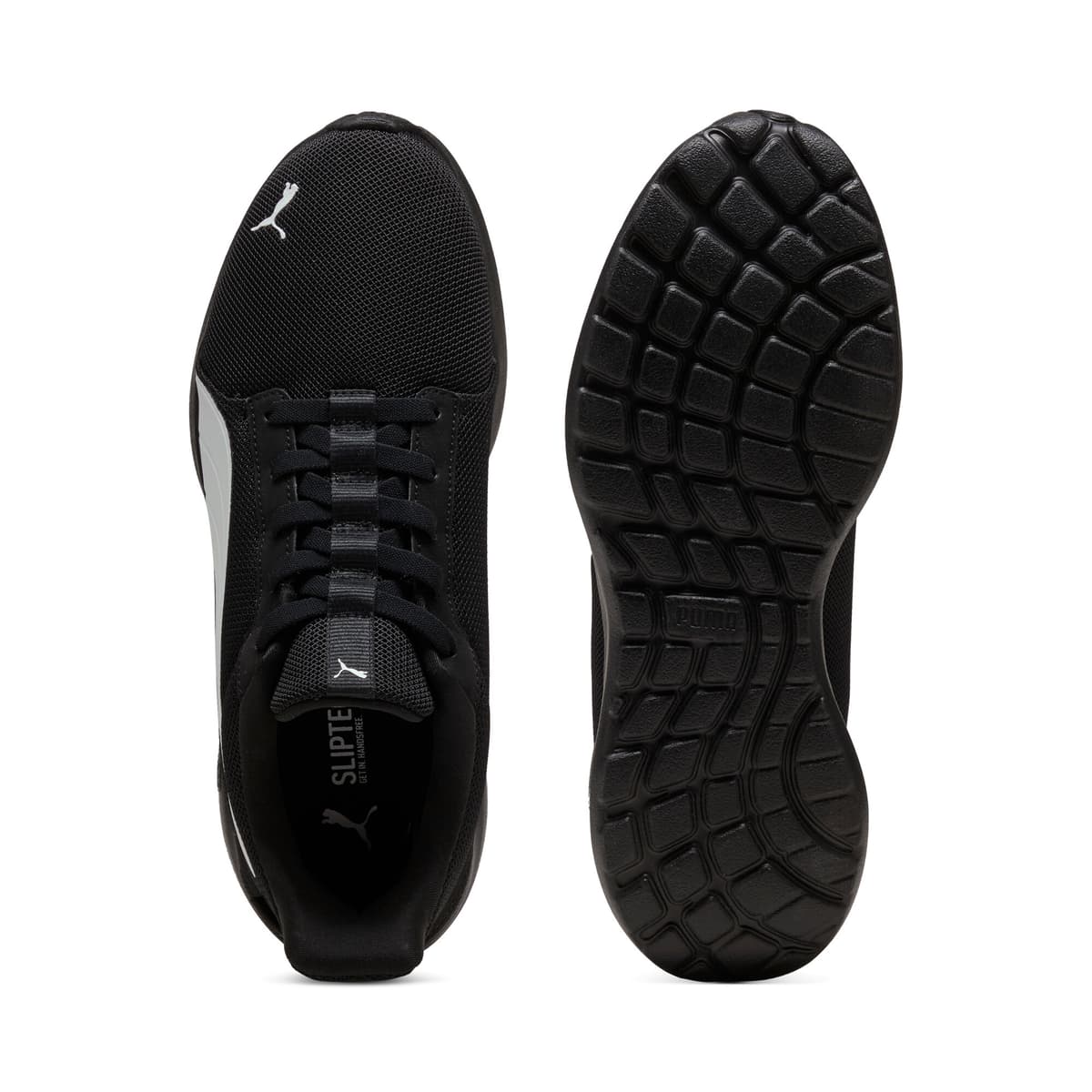 PUMA Softride Cosmic SLIPTECHâ¢ uniseks sneakers, Zwart/Wit, Maat 44,5 thumbnail 4