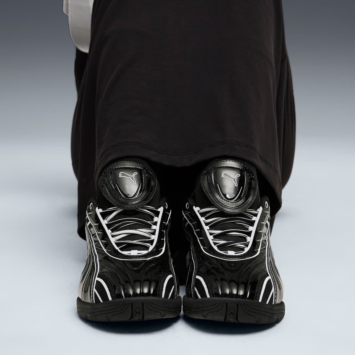 PUMA V-S2 glossy sneakers voor Dames, Zwart, Maat 40 thumbnail 8