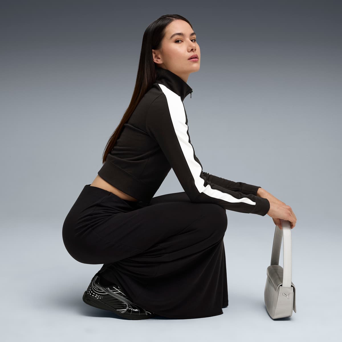 PUMA V-S2 glossy sneakers voor Dames, Zwart, Maat 40 thumbnail 7