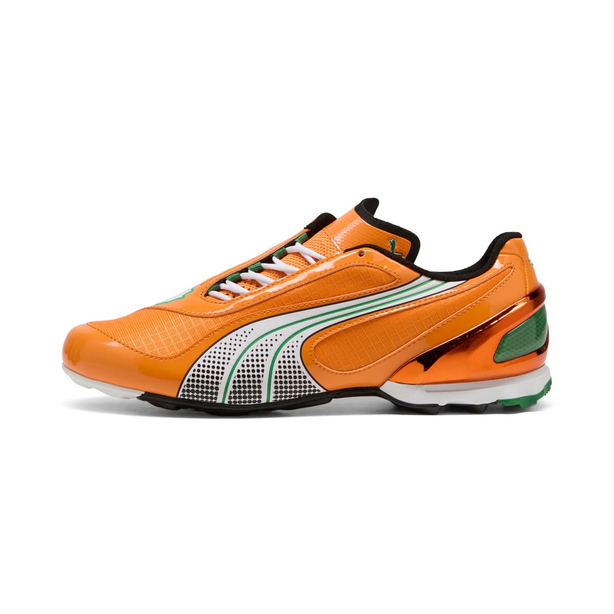 PUMA V-S1 TotalEnergies CAF Africa Cup of Nations sneakers Uniseks, Wit/Oranje, Maat 45