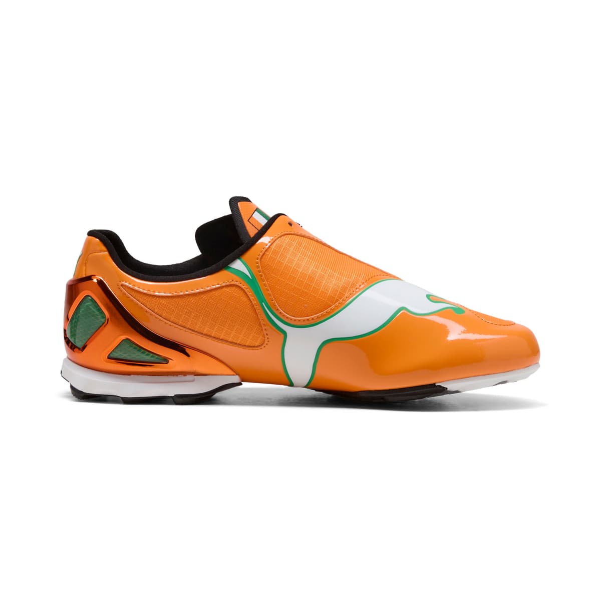 PUMA V-S1 TotalEnergies CAF Africa Cup of Nations sneakers Uniseks, Wit/Oranje, Maat 45 thumbnail 3