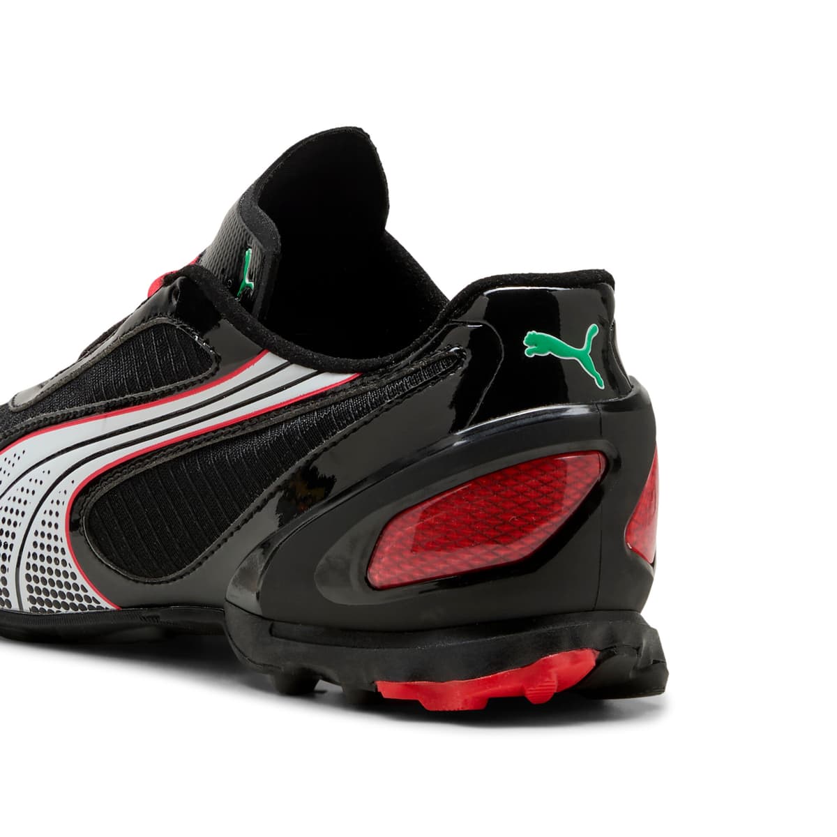 PUMA V-S1 TotalEnergies CAF Africa Cup of Nations sneakers Uniseks, Zwart/Rood, Maat 42,5 thumbnail 5