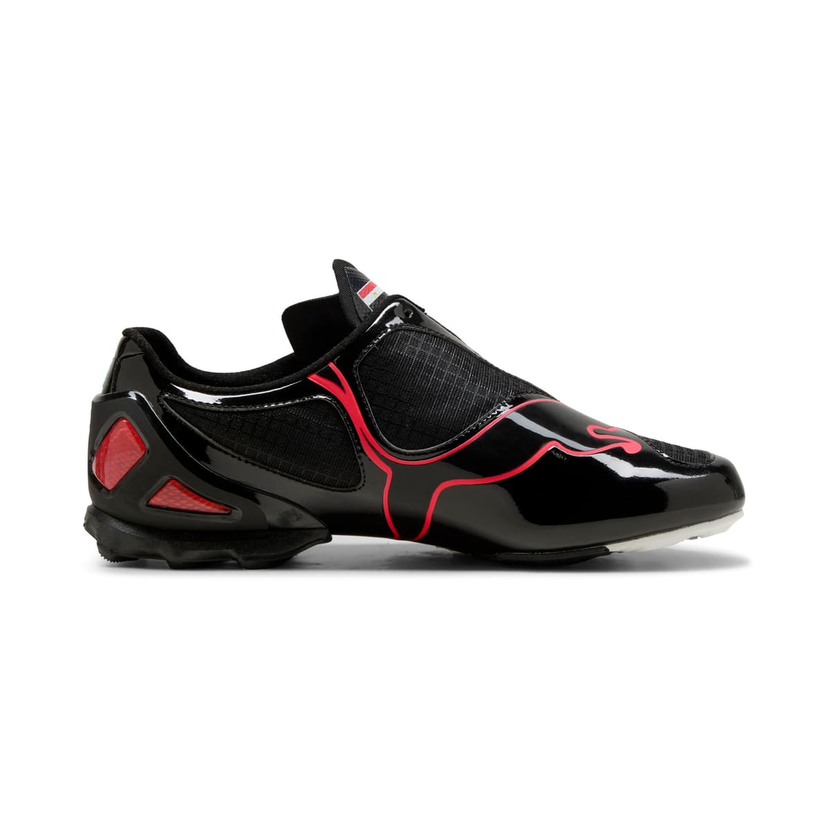 PUMA V-S1 TotalEnergies CAF Africa Cup of Nations sneakers Uniseks, Zwart/Rood, Maat 42,5 thumbnail 3