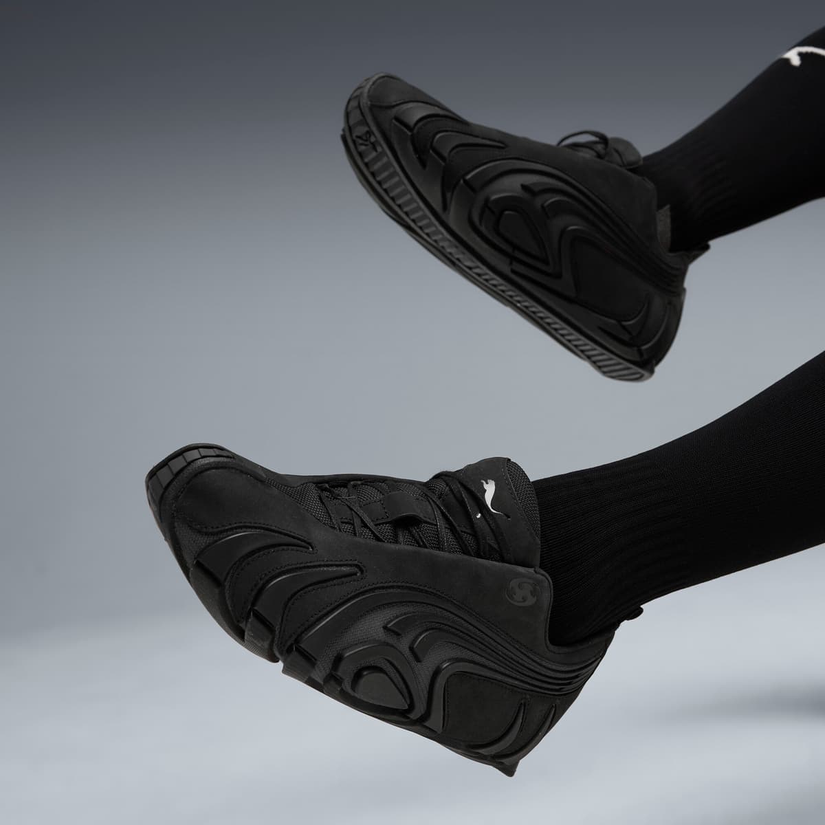 PUMA x SAN SAN GEAR Talon uniseks sneakers, Zwart, Maat 37,5 thumbnail 8