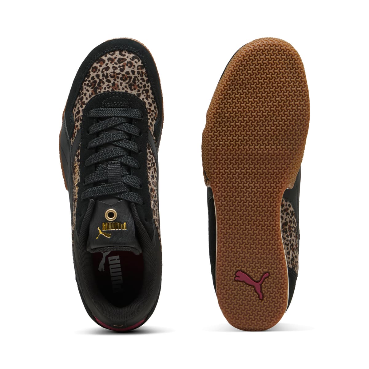 PUMA Bella Donna Animal Flair sneakers voor Dames, Zwart/Grijs, Maat 36 thumbnail 4