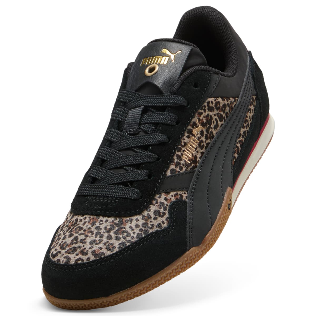 PUMA Bella Donna Animal Flair sneakers voor Dames, Zwart/Grijs, Maat 36 thumbnail 2