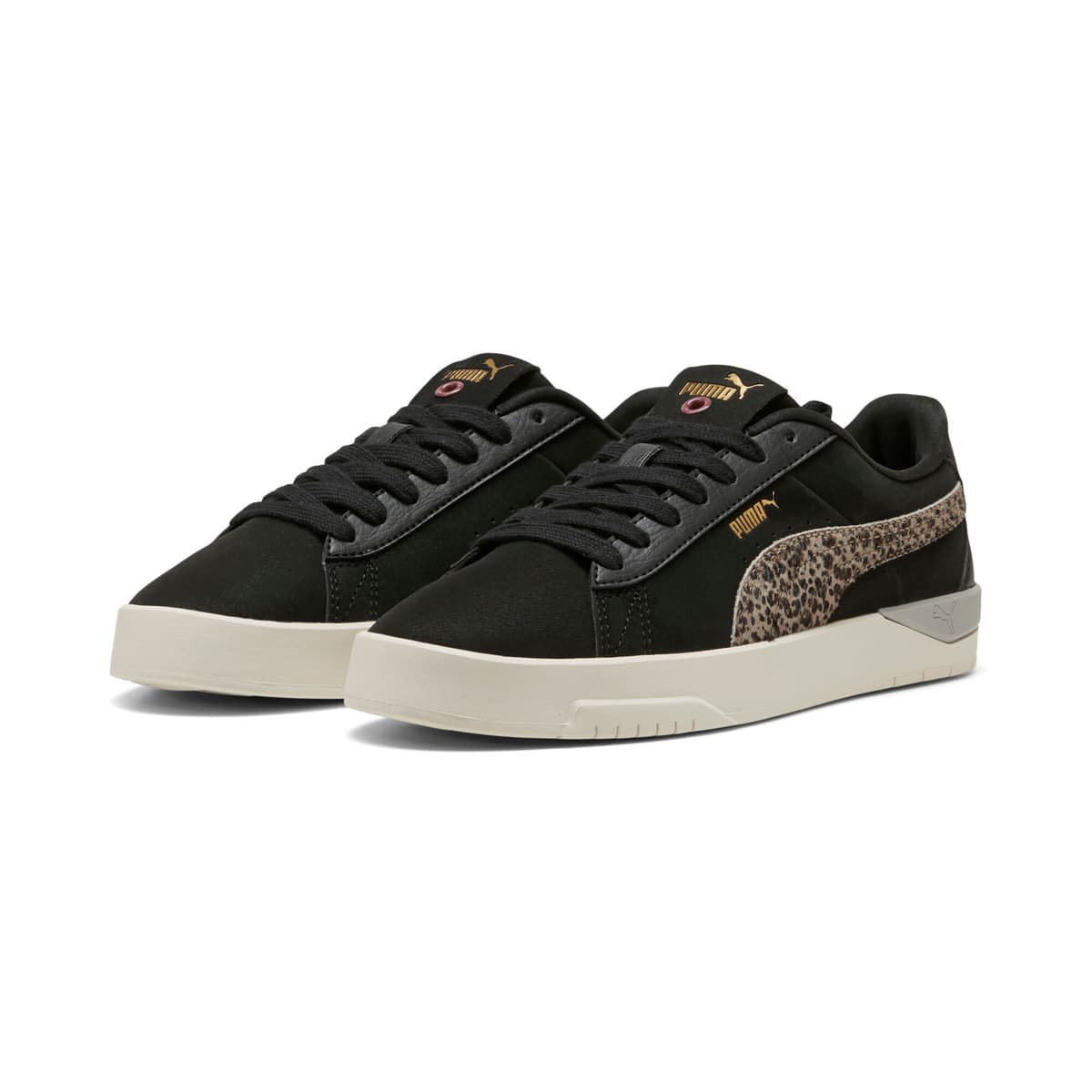 PUMA Jada Classic Animal Flair sneakers voor Dames, Zwart/Rood/Goud, Maat 38,5 thumbnail 6
