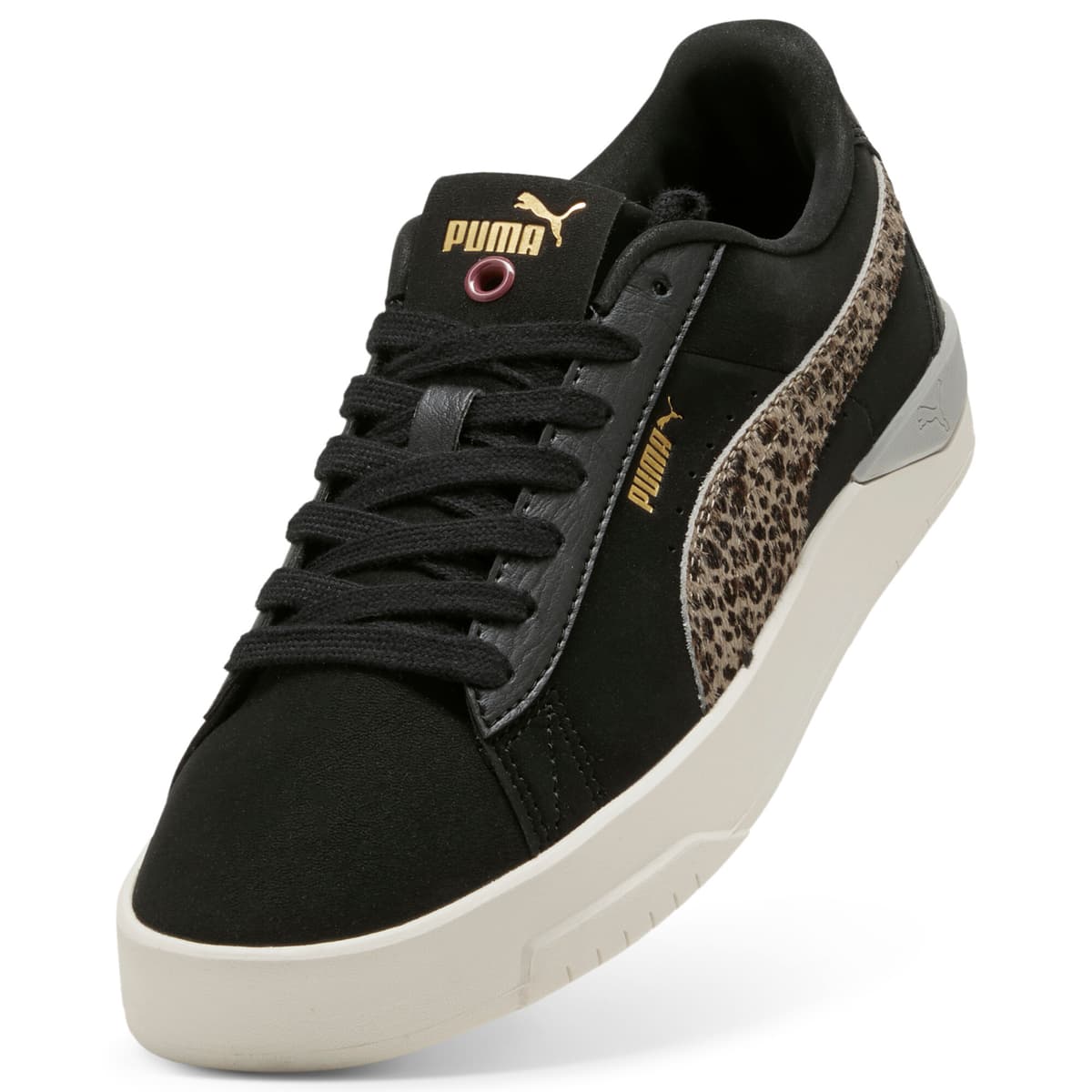 PUMA Jada Classic Animal Flair sneakers voor Dames, Zwart/Rood/Goud, Maat 38,5 thumbnail 2