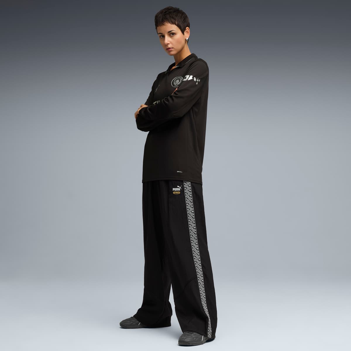 PUMA King Indoor Premium sneakers, Zwart/Wit, Maat 38 thumbnail 7