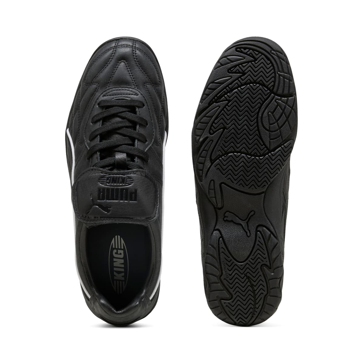 PUMA King Indoor Premium sneakers, Zwart/Wit, Maat 38 thumbnail 4