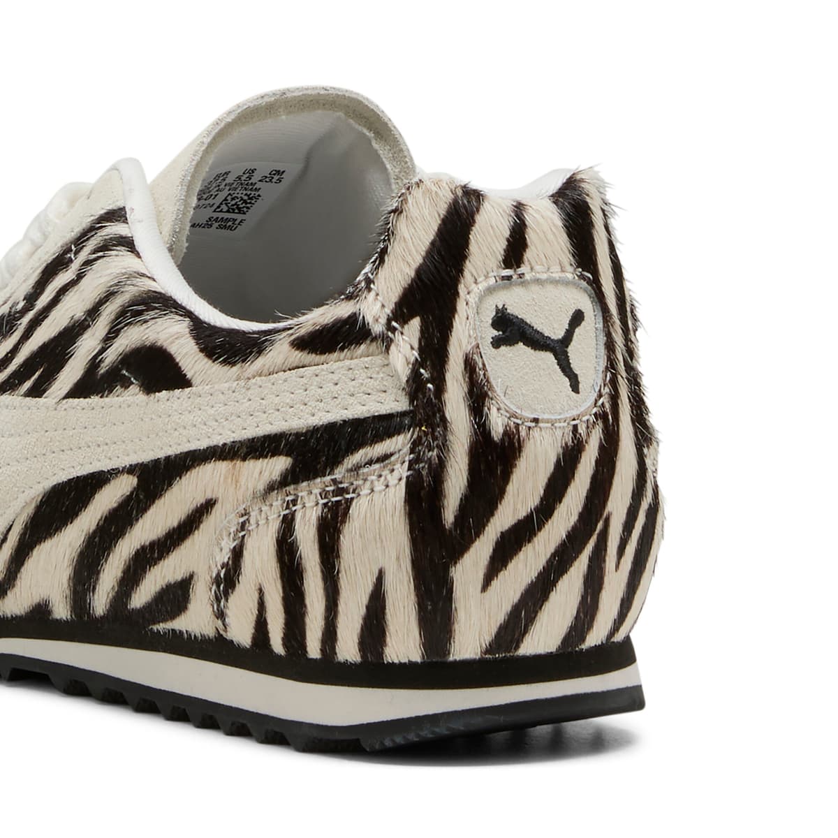 PUMA Arizona Zebra sneakers voor Dames, Zwart/Wit, Maat 40 thumbnail 5