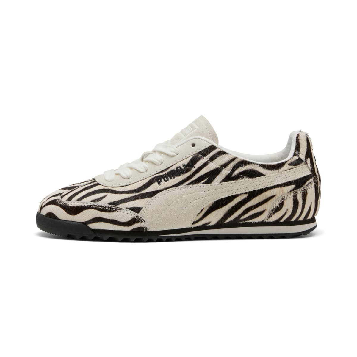 PUMA Arizona Zebra sneakers voor Dames, Zwart/Wit, Maat 40