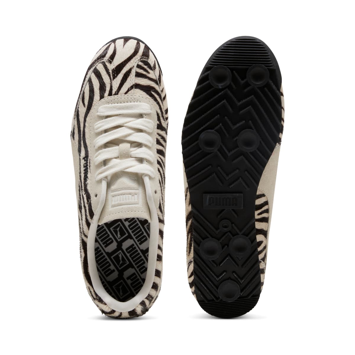PUMA Arizona Zebra sneakers voor Dames, Zwart/Wit, Maat 40 thumbnail 4