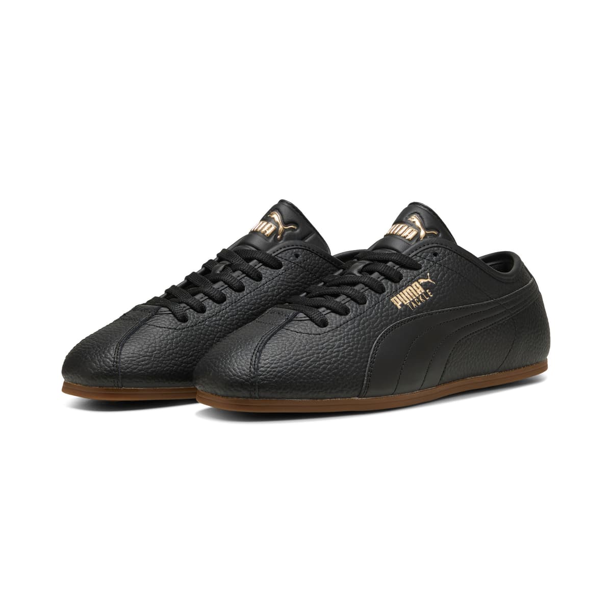 PUMA Tackle L sneakers uniseks, Zwart/Goud, Maat 43 thumbnail 6