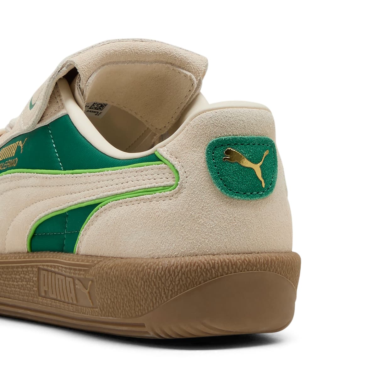 PUMA Palermo Premium sneakers uniseks, Groen, Maat 42,5 thumbnail 5