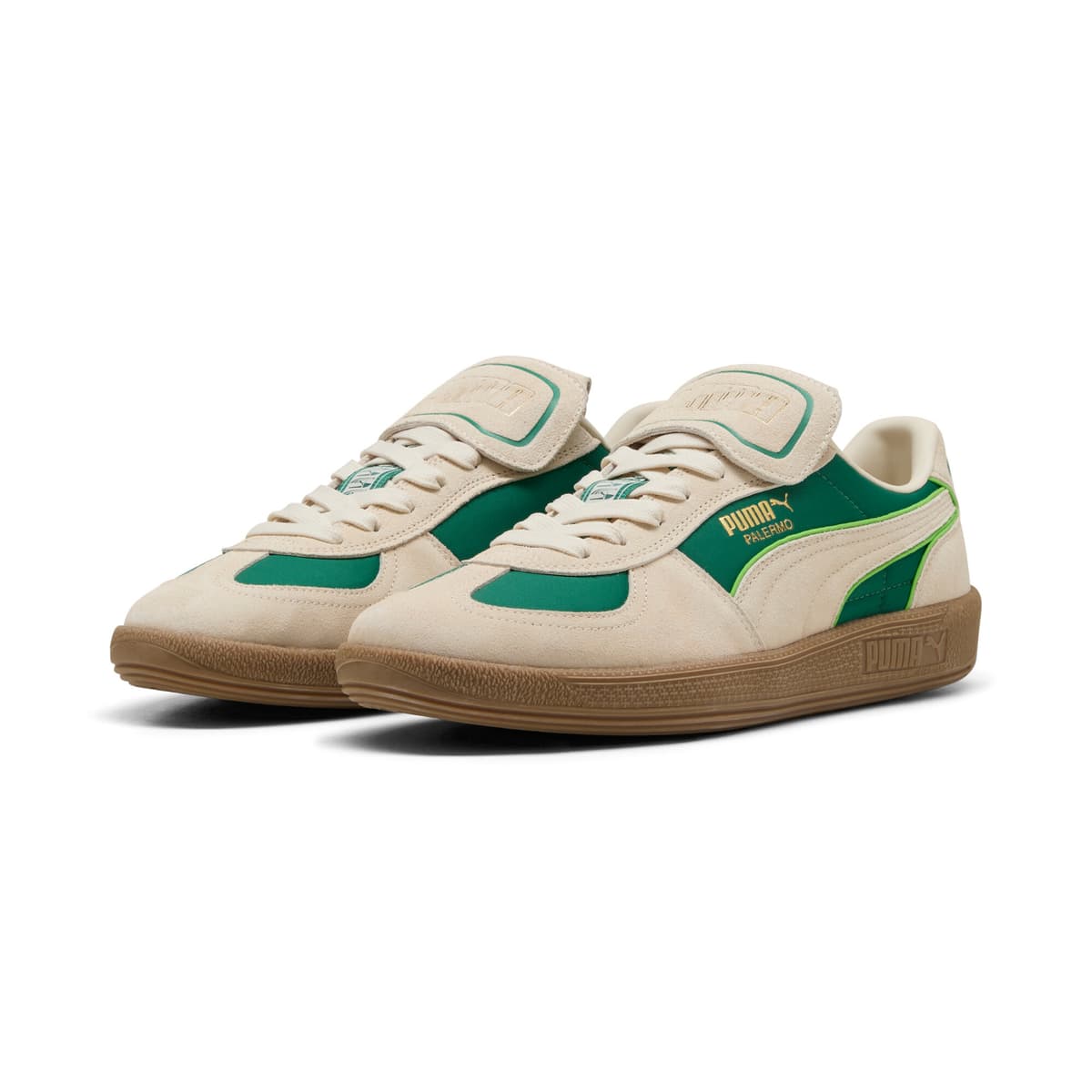 PUMA Palermo Premium sneakers uniseks, Groen, Maat 42,5 thumbnail 6