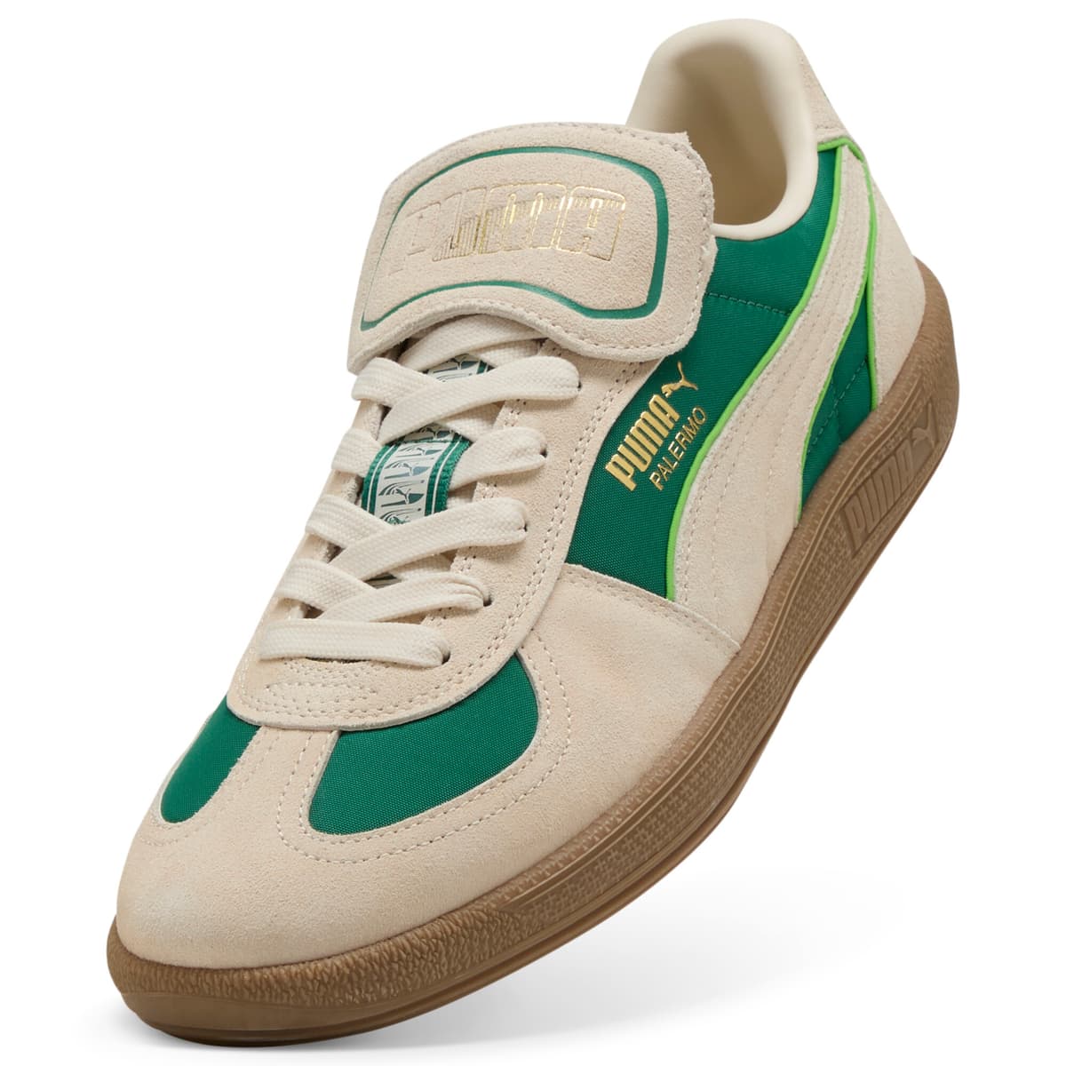 PUMA Palermo Premium sneakers uniseks, Groen, Maat 42,5 thumbnail 2