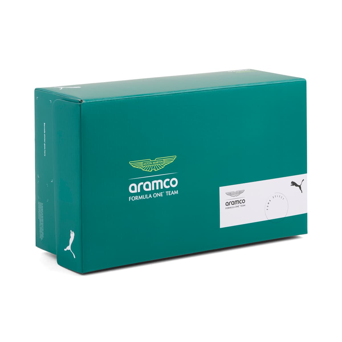 PUMA x ASTON MARTIN ARAMCO F1Â® TEAM Speedcat uniseks sneakers, Groen/Zwart, Maat 44,5 thumbnail 2